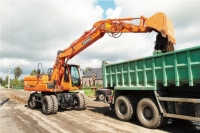 Колесный экскаватор Doosan DX140W