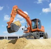Колесный экскаватор Doosan DX160W